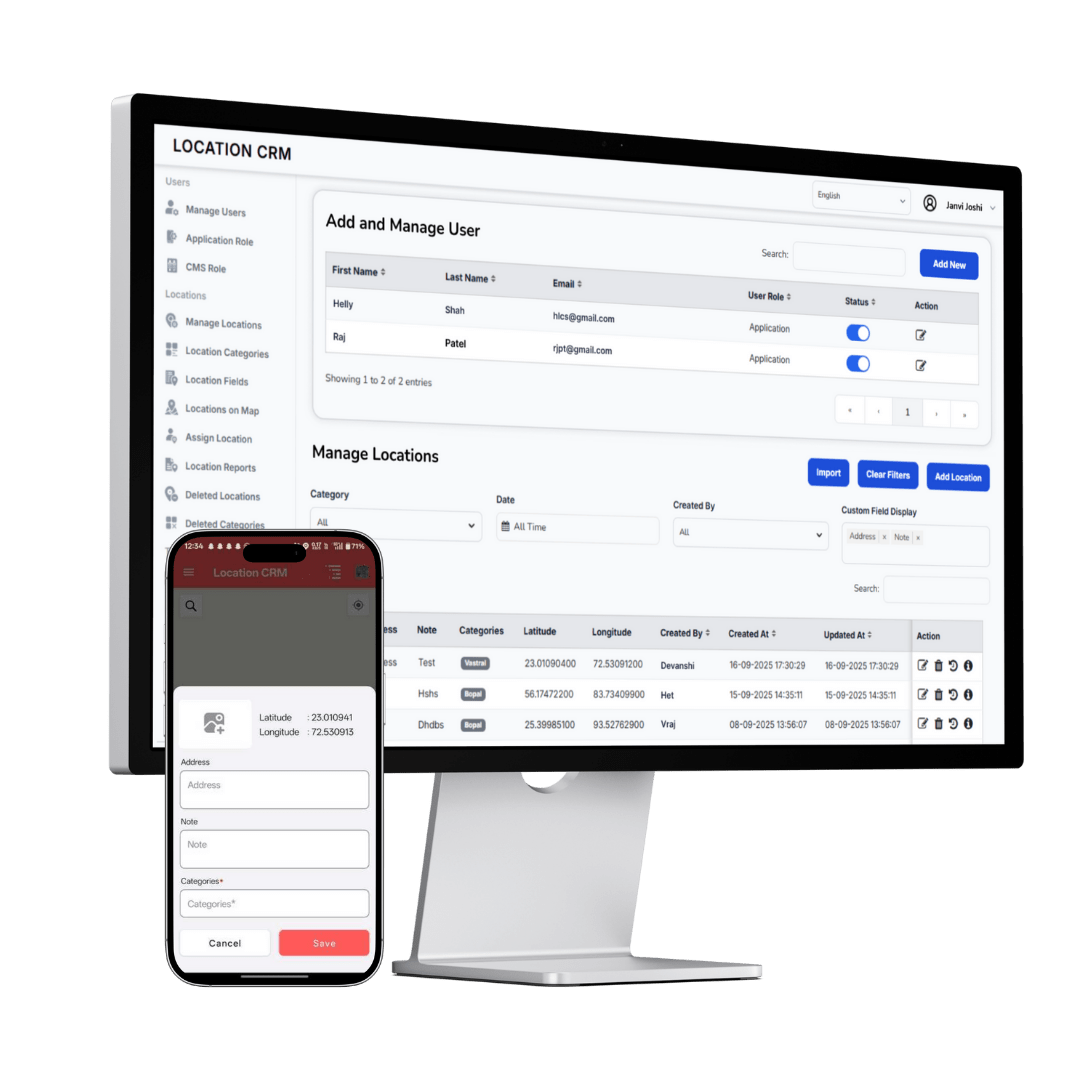 Admin App & Web Features