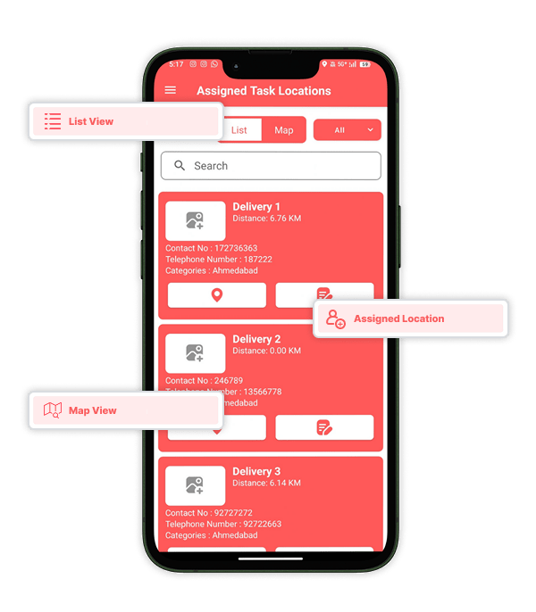 Assigned Task - Task & Location Assignment